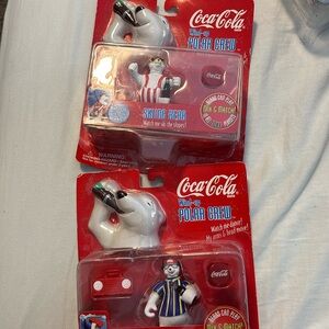 Wind up Coca Cola figurines